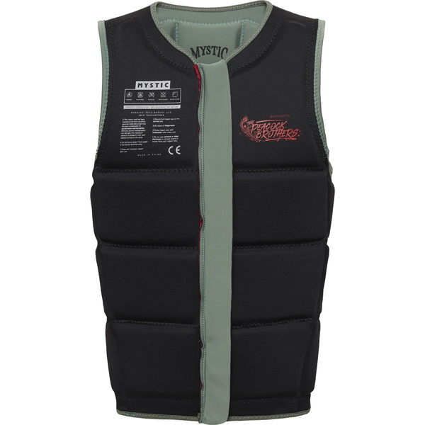 Mystic Mens Peacock Wake Impact Vest 35005.230227 - Dark Olive
